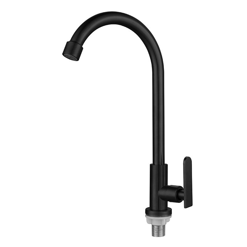 Contemporary Single Handle Kitchen Faucet Pull down 1-Hold Bar Faucet