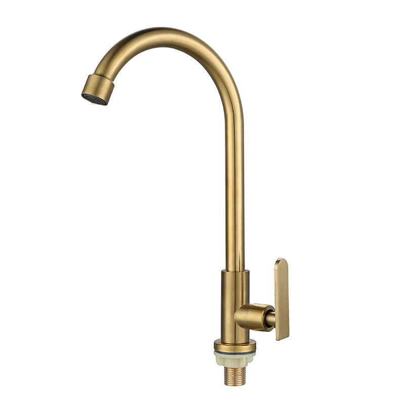 Contemporary Single Handle Kitchen Faucet Pull down 1-Hold Bar Faucet