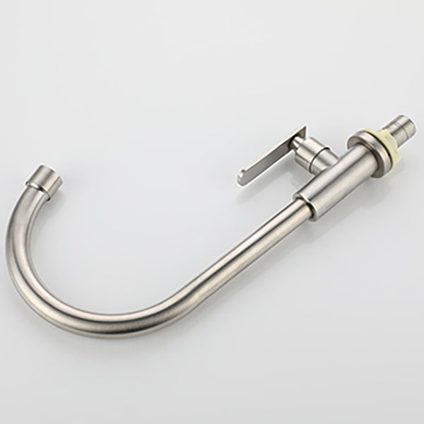 Contemporary Single Handle Kitchen Faucet Pull down 1-Hold Bar Faucet