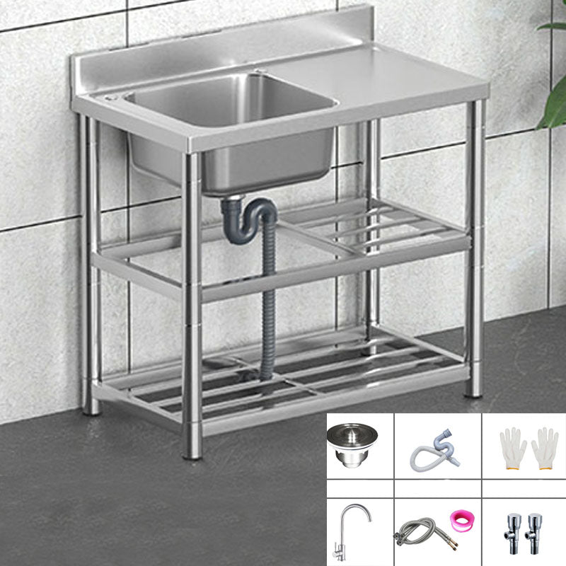 Classic Style Kitchen Sink Stainless Steel 2 Holes Undermount Kitchen Sink