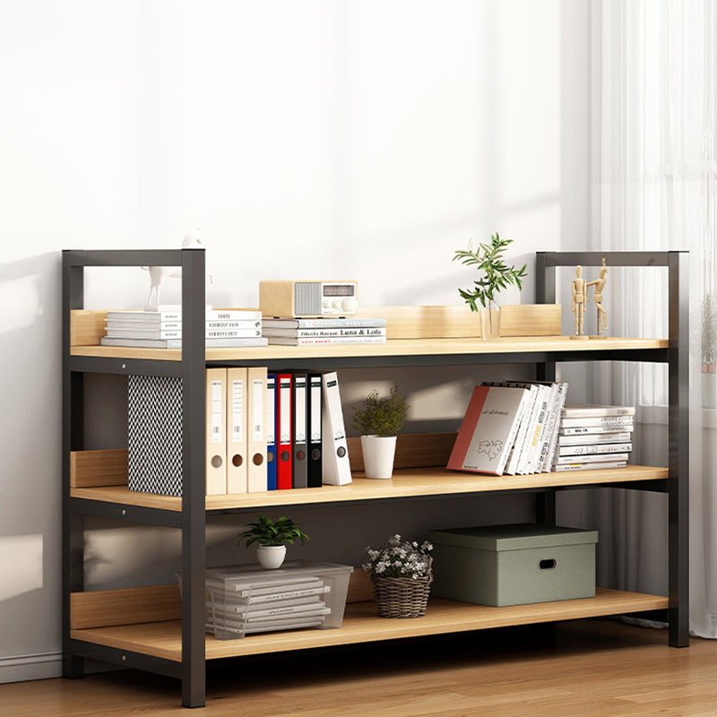 Metal Etagere Shelf Bookcase Vertical Open Book Shelf for Home