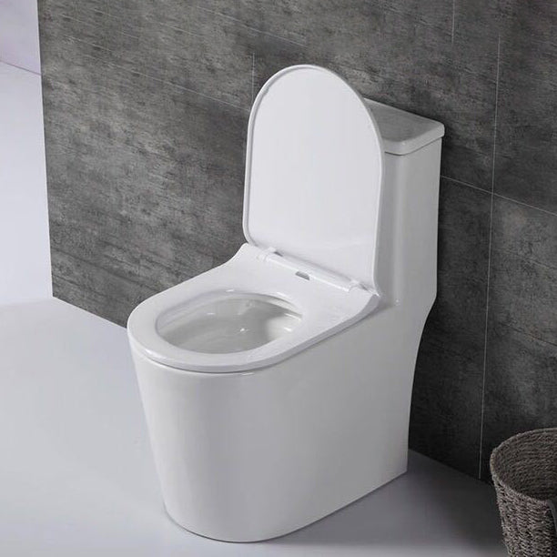 Modern All-In-One Toilet Bowl Floor Mounted Siphon Jet ABS Urine Toilet