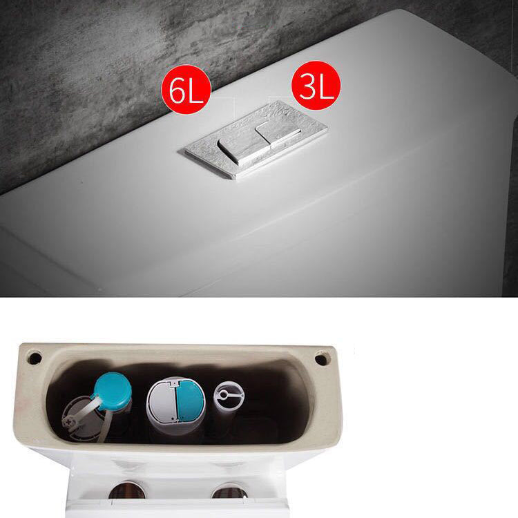 Modern All-In-One Toilet Bowl Floor Mounted Siphon Jet ABS Urine Toilet