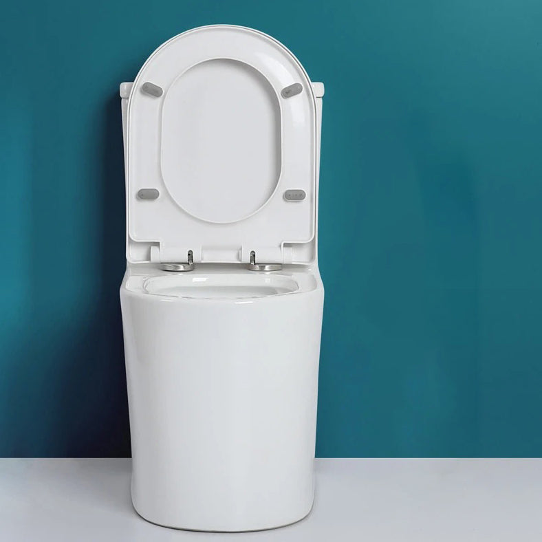 Modern All-In-One Toilet Bowl Floor Mounted Siphon Jet ABS Urine Toilet