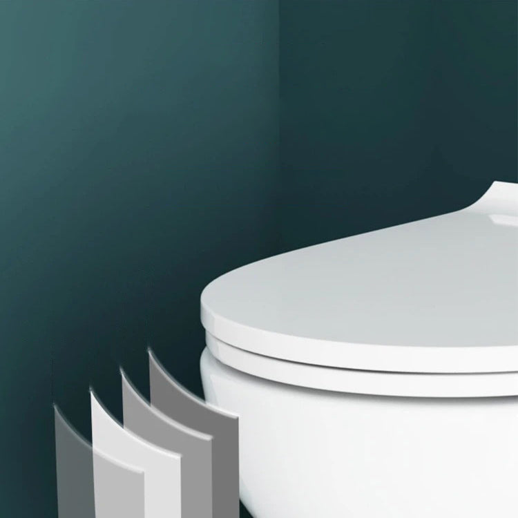 Modern All-In-One Toilet Bowl Floor Mounted Siphon Jet ABS Urine Toilet