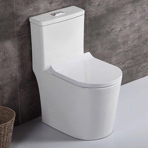 Modern All-In-One Toilet Bowl Floor Mounted Siphon Jet ABS Urine Toilet