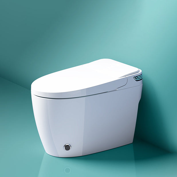 Modern Flush Toilet Concealed Tank One-Piece Toilet with Slow Close Seat