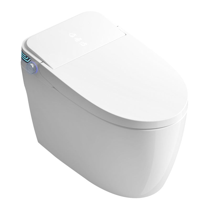 Modern Flush Toilet Concealed Tank One-Piece Toilet with Slow Close Seat