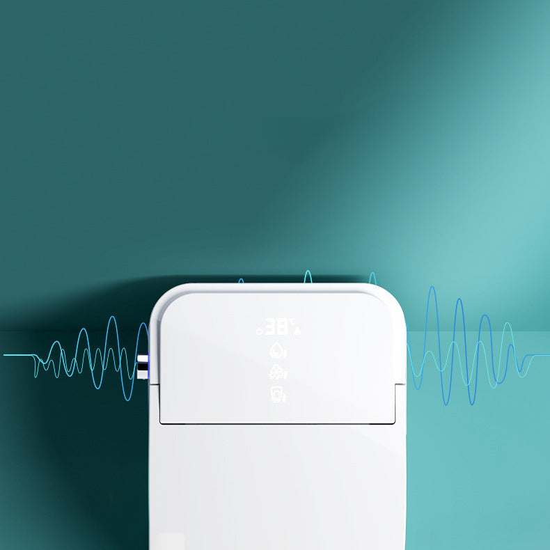 Modern Flush Toilet Concealed Tank One-Piece Toilet with Slow Close Seat