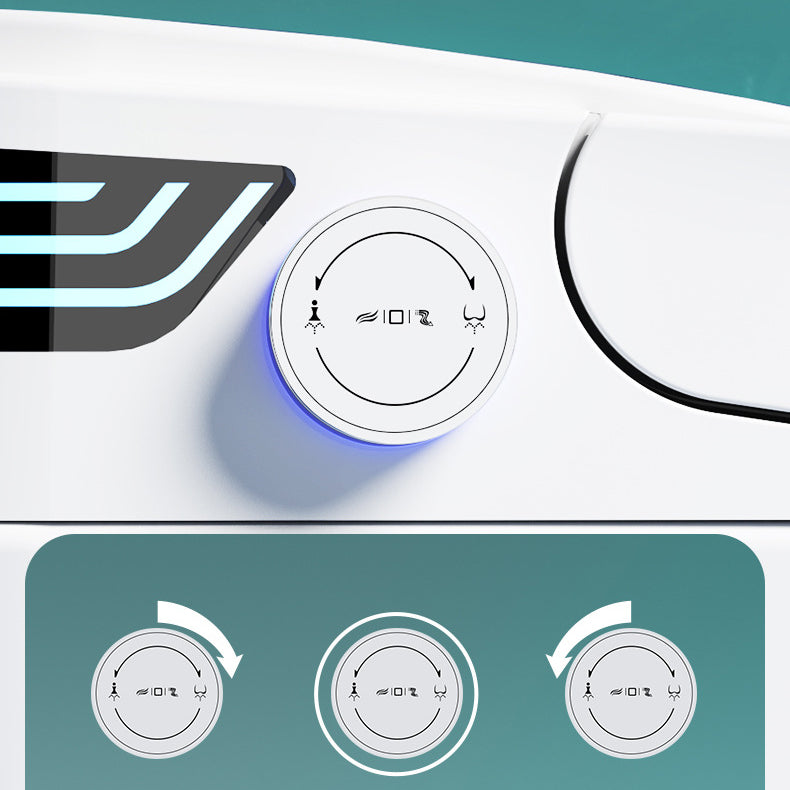 Modern Flush Toilet Concealed Tank One-Piece Toilet with Slow Close Seat