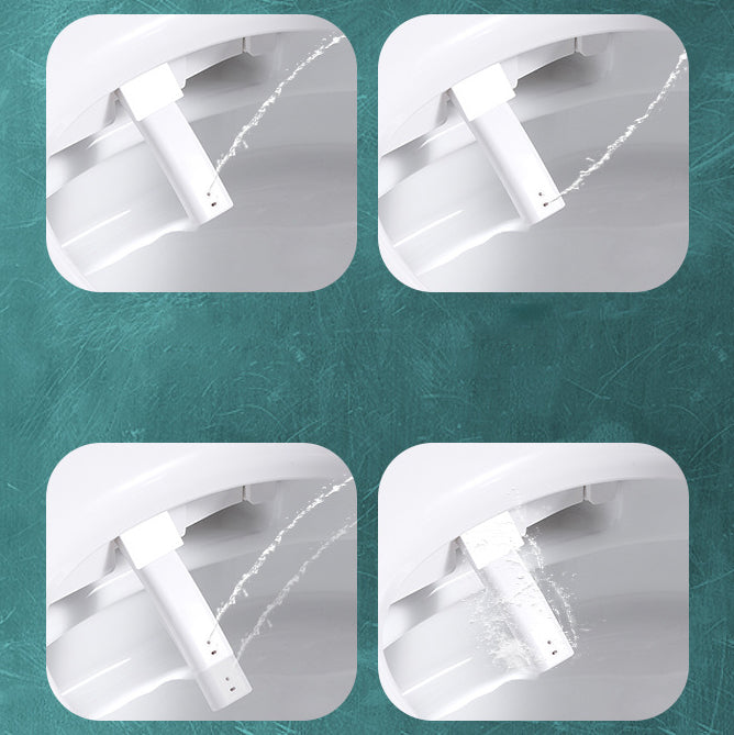 Modern Flush Toilet Concealed Tank One-Piece Toilet with Slow Close Seat