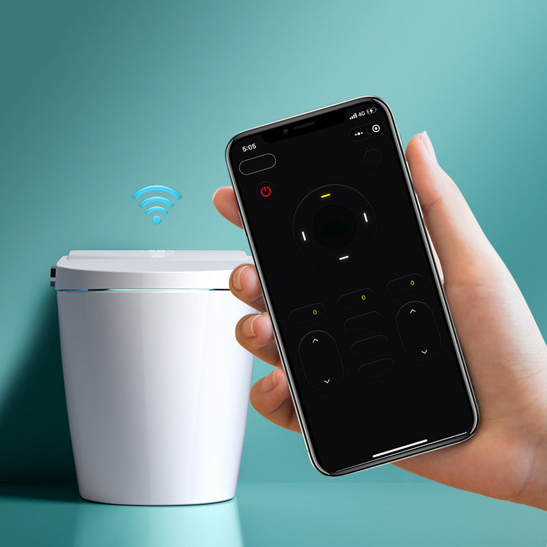 Modern Flush Toilet Concealed Tank One-Piece Toilet with Slow Close Seat