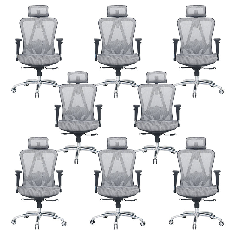 Modern Desk Chair Adjustable Mesh High-Back Computer Chair with Wheels