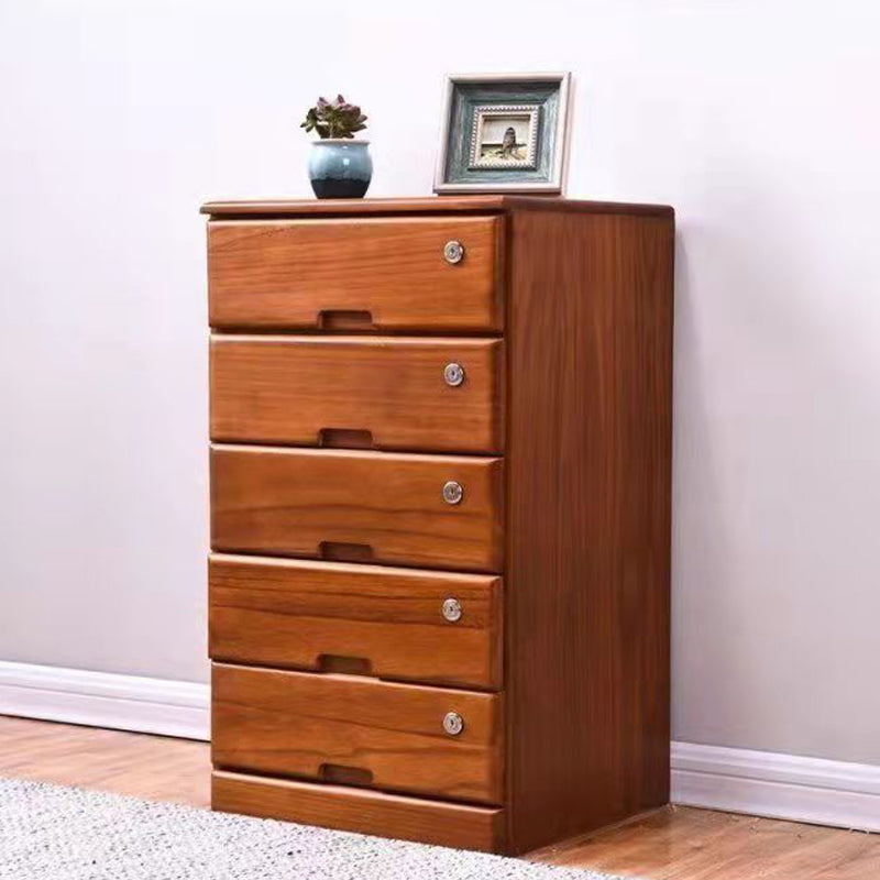 Contemporary Lingerie Chest Wood Bedroom Dresser with Drawers