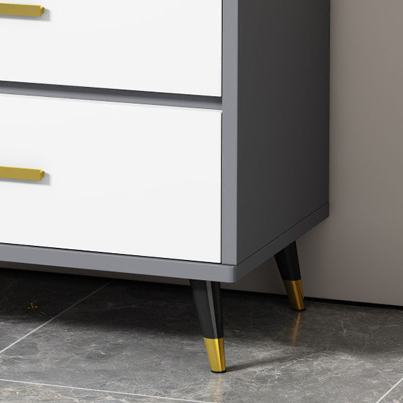 Glam 16" Wide Chest Bedroom Stone Storage Chest with Drawers