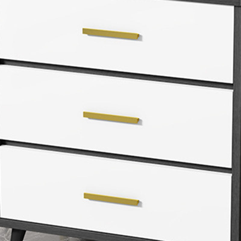 Glam 16" Wide Chest Bedroom Stone Storage Chest with Drawers