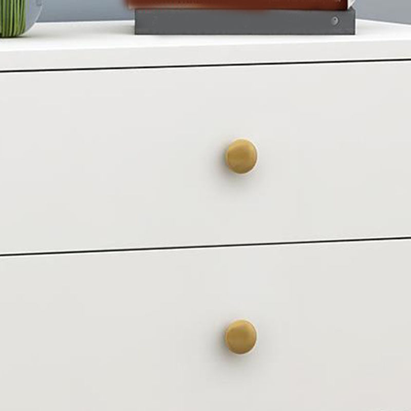 Glam Vertical Engineered Wood Storage Chest Bedroom Chest with Drawers