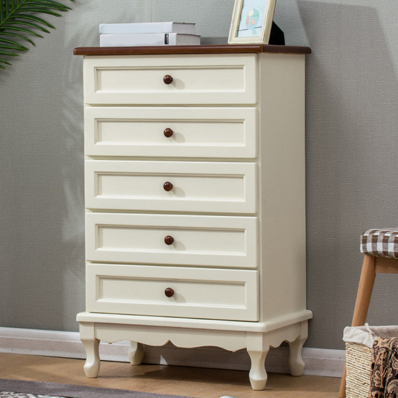 Nautical Solid Wood Storage Chest Bedroom Chest with Drawers