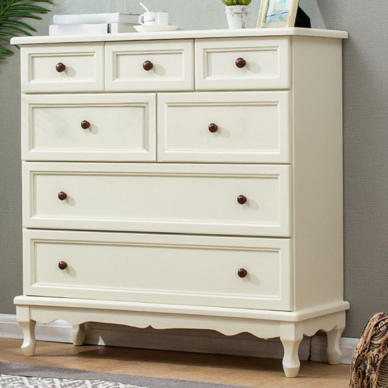 Nautical Solid Wood Storage Chest Bedroom Chest with Drawers