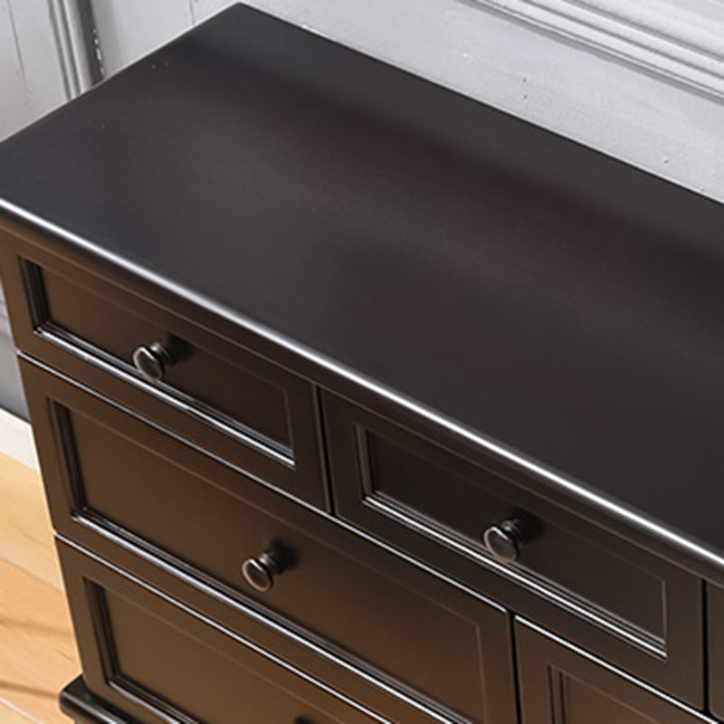 Nautical Solid Wood Storage Chest Bedroom Chest with Drawers