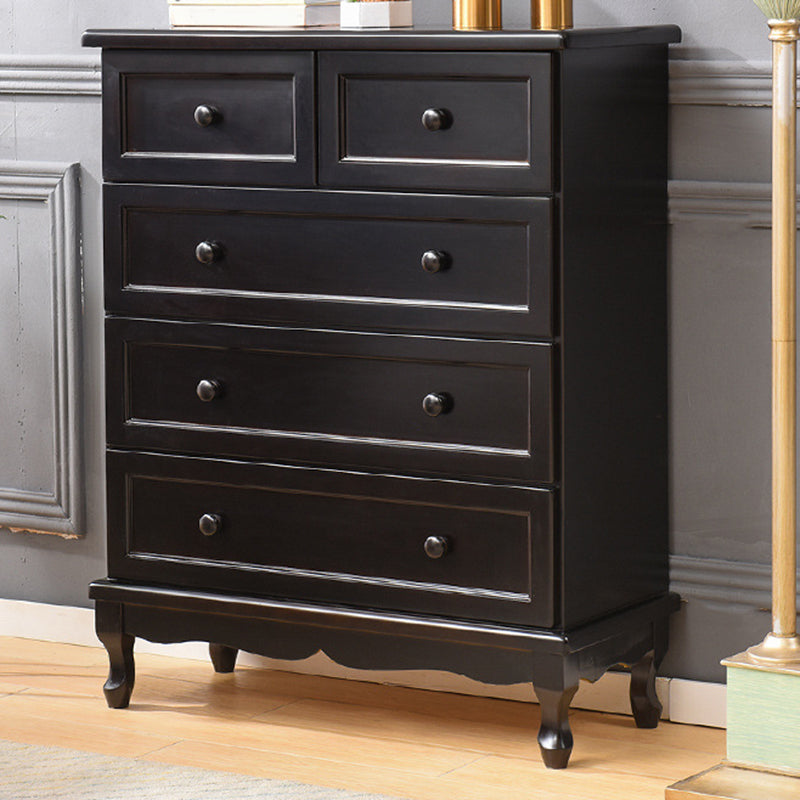 Nautical Solid Wood Storage Chest Bedroom Chest with Drawers