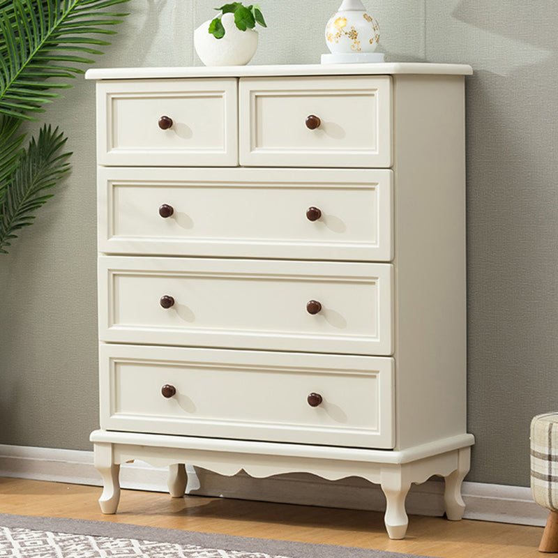 Nautical Solid Wood Storage Chest Bedroom Chest with Drawers