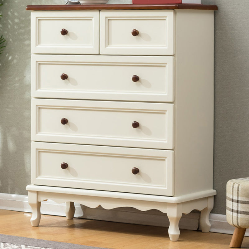 Nautical Solid Wood Storage Chest Bedroom Chest with Drawers