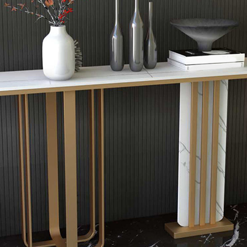 Contemporary Console Accent Table Antique Finish Sofa Console Table