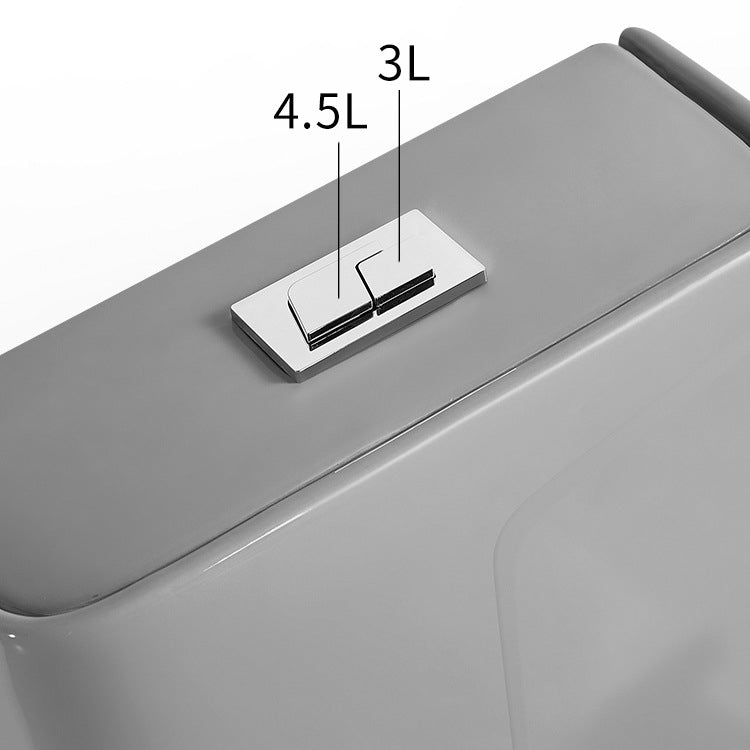 Modern One Piece Toilet Bowl Siphon Jet Flush Toilet with Seat