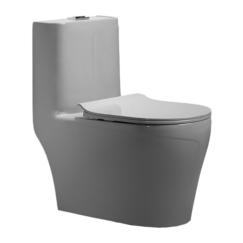 Modern One Piece Toilet Bowl Siphon Jet Flush Toilet with Seat