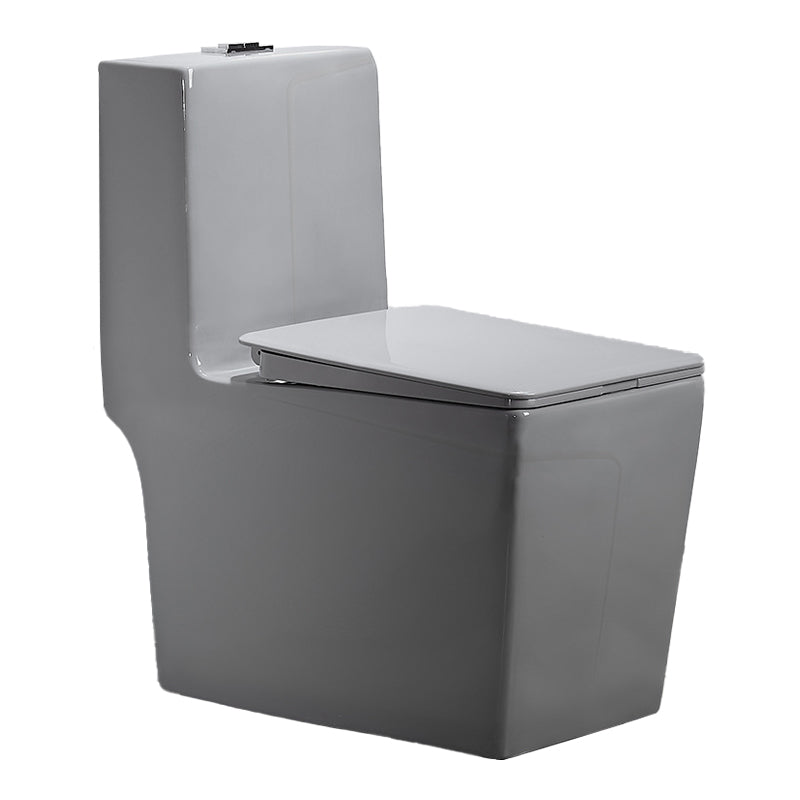 Modern One Piece Toilet Bowl Siphon Jet Flush Toilet with Seat