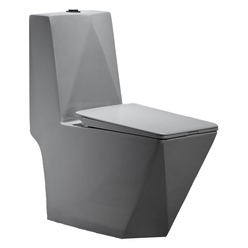 Modern One Piece Toilet Bowl Siphon Jet Flush Toilet with Seat