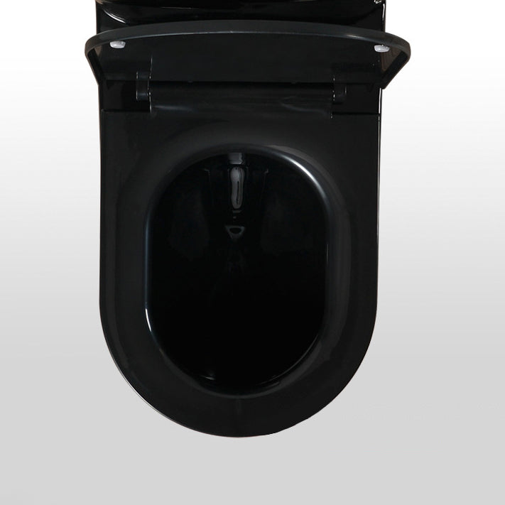 Modern Siphon Jet Toilet Bowl Floor Mount Flush Toilet with Seat