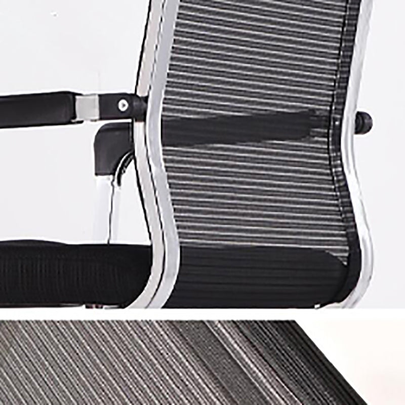Modern Fixed Arms Office Chair Breathable AirGrid Desk Chair