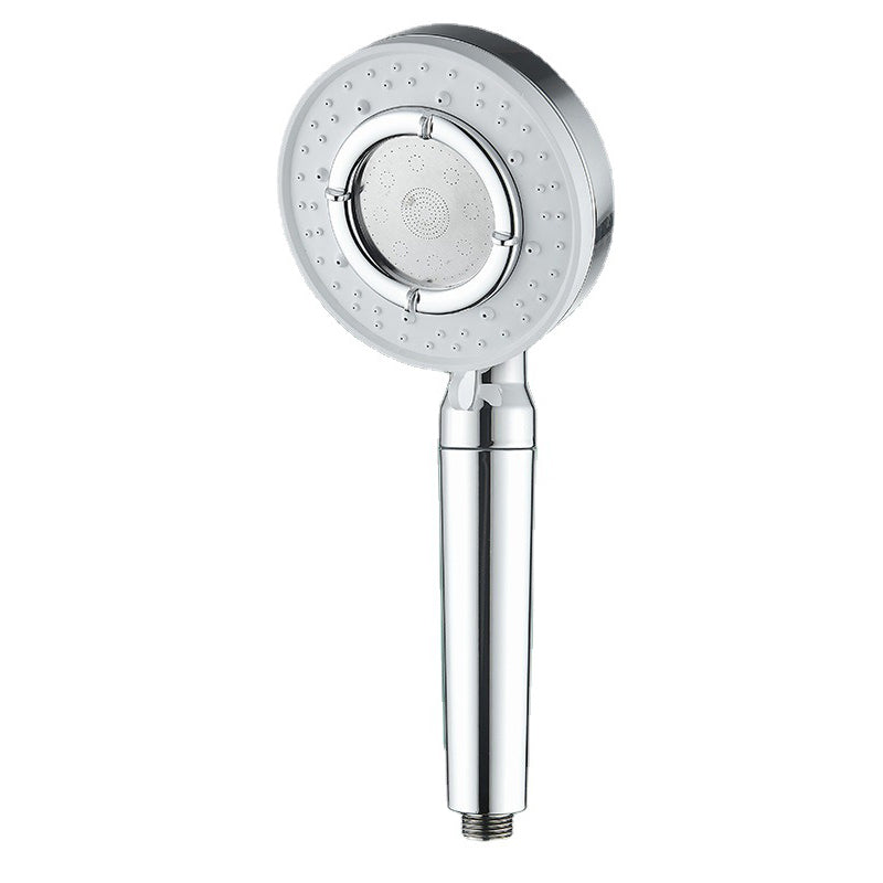 Modern Handheld Shower Head Adjustable Spray Pattern Shower Head in Stainless Steel