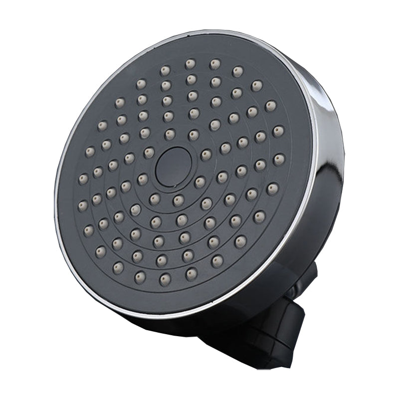 Round Fixed Shower Head Traditional Style Metal 5-inch Fixed Shower Head