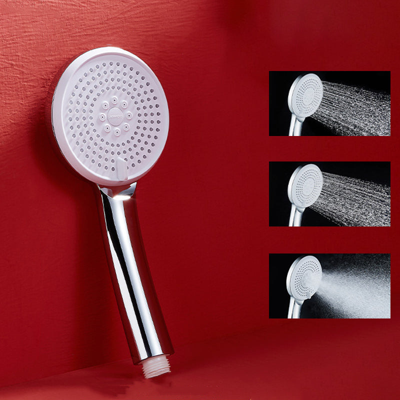 Modern Style Round Handheld Shower Bathroom Metal Wall Mounted Hand Shower