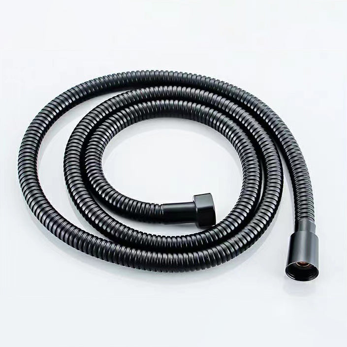 Square Metal Shower System Volume Control Dual Shower Head Shower Faucet with Shower Arm