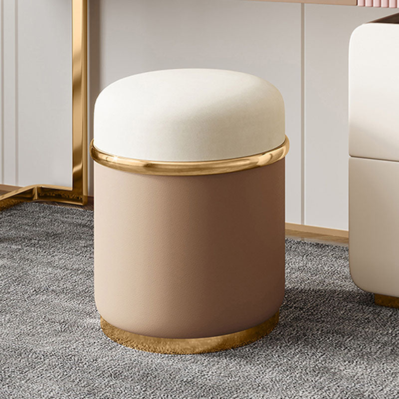 Glam Wood Makeup Vanity Desk Glass Top 4 Drawer Dressing Table