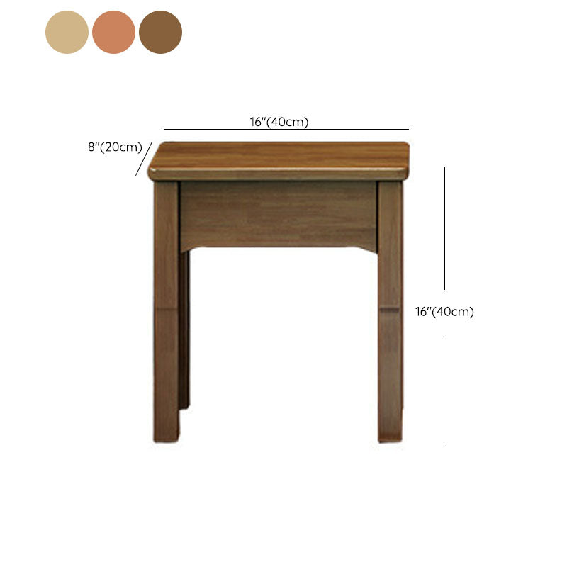 Traditional Bedroom Solid Wood 4 Drawer Standing Make-up Vanity