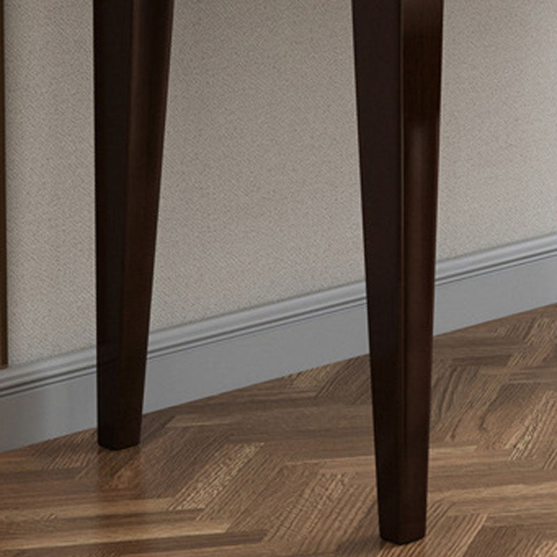 Traditional Solid Wood Vanity Makeup Table Set 3-Drawer Dressing Table