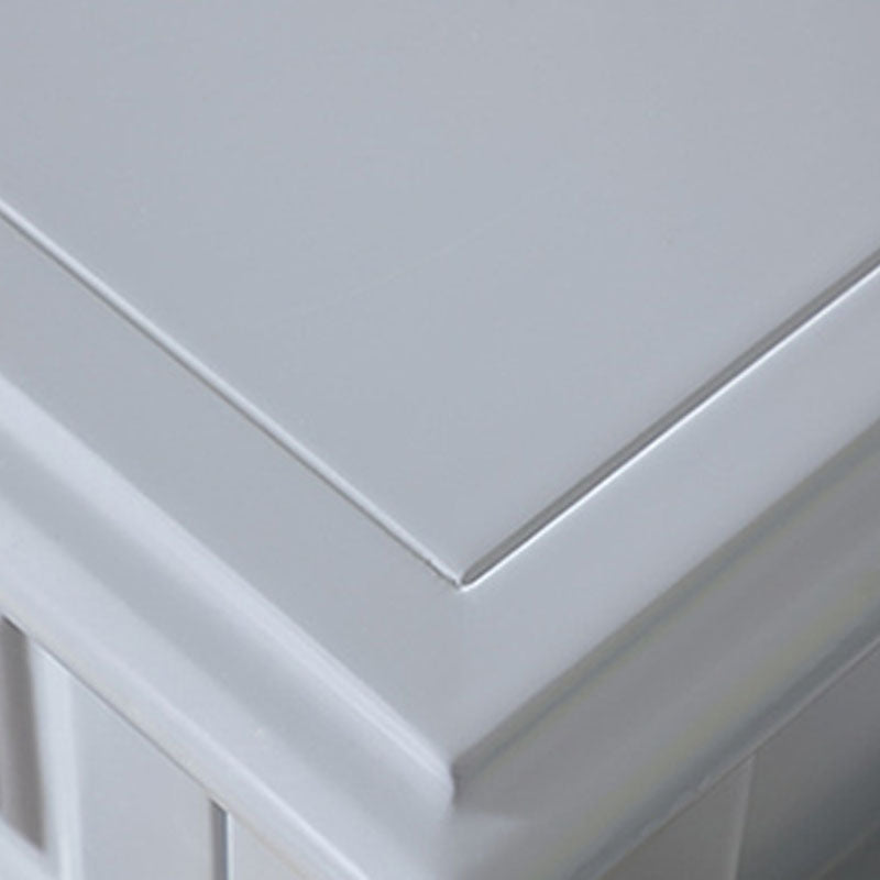 Bedroom Victorian Double Drawers Solid Wood Standing Make-up Vanity