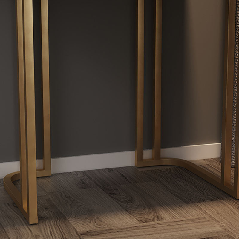 Bedroom Glam with Double Drawers Wooden Standing Make-up Vanity
