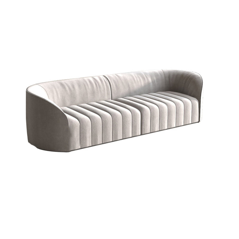Contemporary Tight Back Standard Sofa Tuxedo Arm Sofa for Living Room