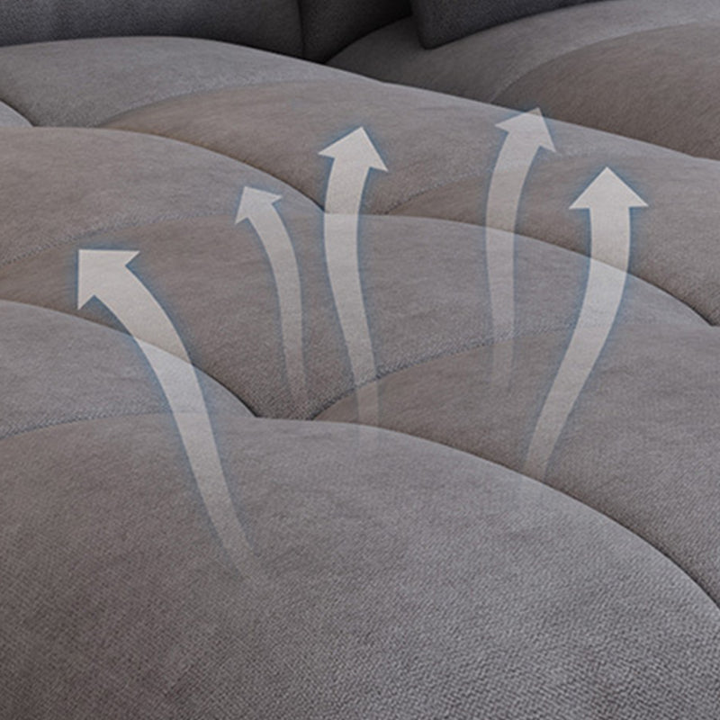 Nordic Cushions Pillow Top Arm Living Room Fabric Stationary Seating