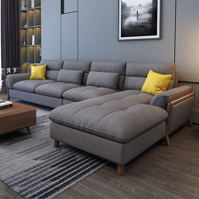 Nordic Cushions Pillow Top Arm Living Room Fabric Stationary Seating