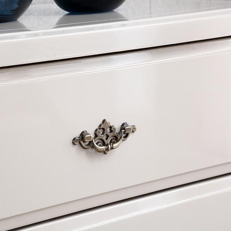 Contemporary Grey Accent Chest with Soft Close Drawers in Rubberwood