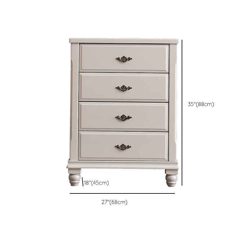 Contemporary Grey Accent Chest with Soft Close Drawers in Rubberwood