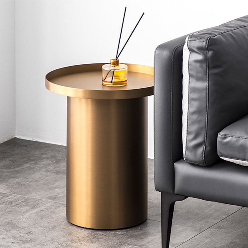 Mid-Century Modern Steel Coffee Table Pedestal Tray Top Cocktail Table