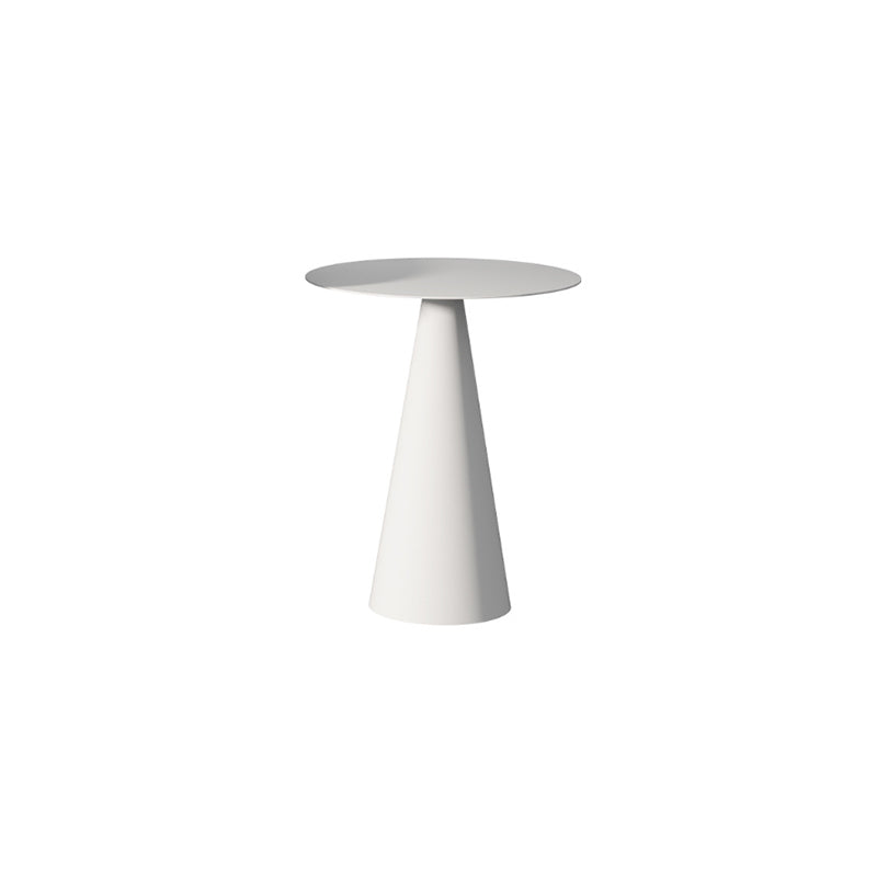 Pedestal Cocktail Table Set Mid-Century Metal Round Coffee Table